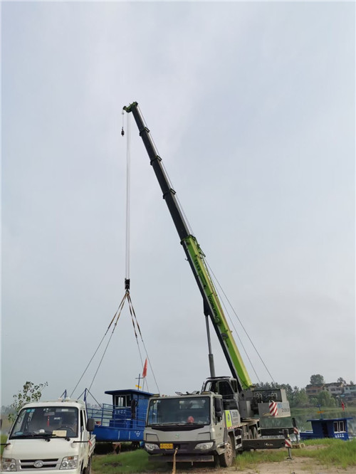 南岗区桥梁建设吊装案例